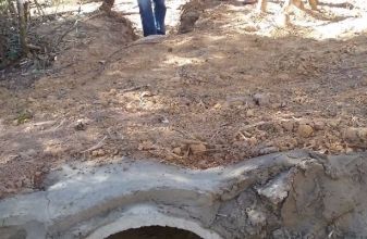 Constru��o de Bueiro Pr�ximo ao Muro